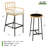 3 Piece Patio Rattan Outdoor Bar Set