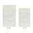 Makaylynn Premium 100% Cotton 2155 GSM 2-Piece Bath Rug Set, OEKO-TEX® Certified, Non-Slip Spray Latex Backing, Plush Tufted, Super Absorbent, Machine Washable Bathroom Rugs, Ivory-122439396-97762386