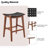 Kelin Counter Stool with Solid Wood Frame-323874102
