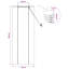  Roller Blind Adjustable Natural and Brown Bamboo Home Decor Sun Shade