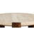 Leonardo Travertine Top End Table