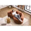Chenille en rose corail, 2 places, aucun assemblage requis, espace pour les coins de bureau, deux coussins décoratifs inclus, mousse haute, assise mi-moelleuse, dossier coussiné, accoudoirs évasés, style décontracté américain-1737420892