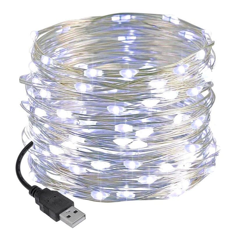 Alcinia 1 - Bulb 393.7'' Plug-in Fairy String Light, White
