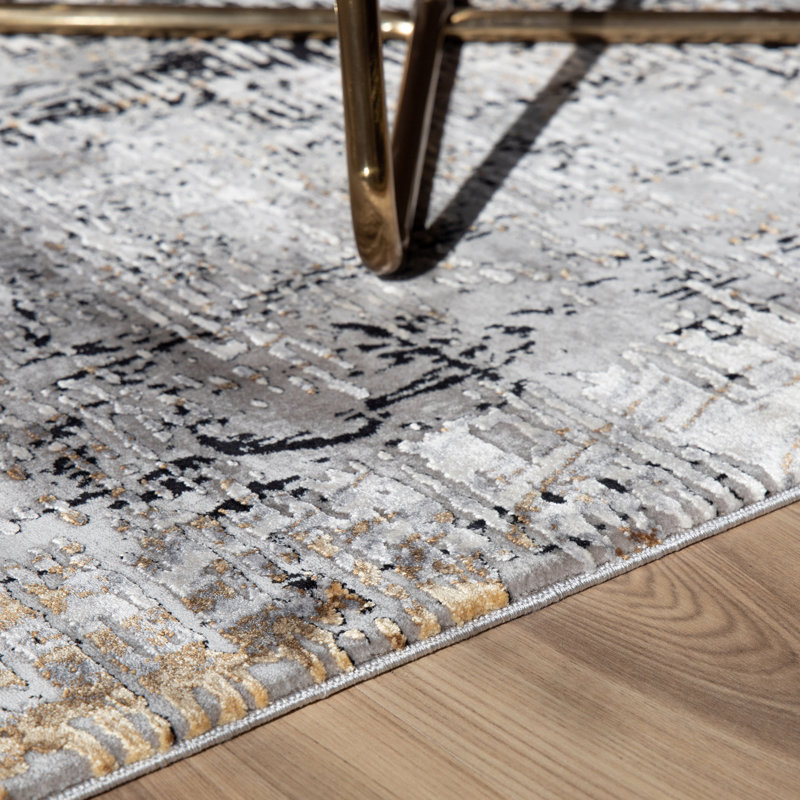 Westfall Machine Woven Grey Indoor Rug, Rectangle 120 x 170cm
