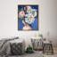 «Beautiful Floral Hair», impression sur toile-77337571-77337580