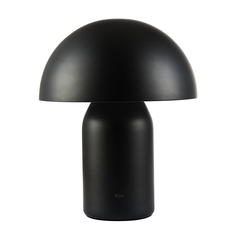 Rajina Metal Table Lamp, Matte Black