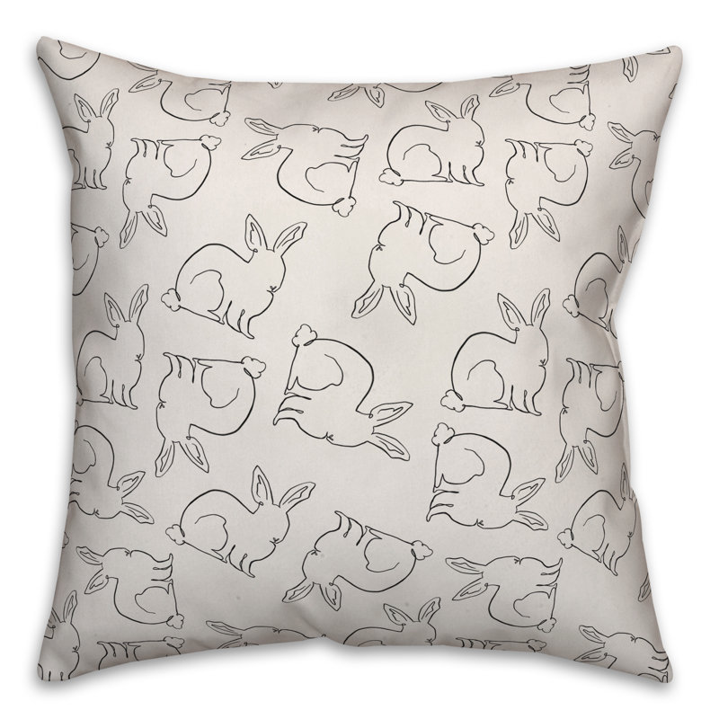 Coussin Bunny Bunny, 18 po x 18 po