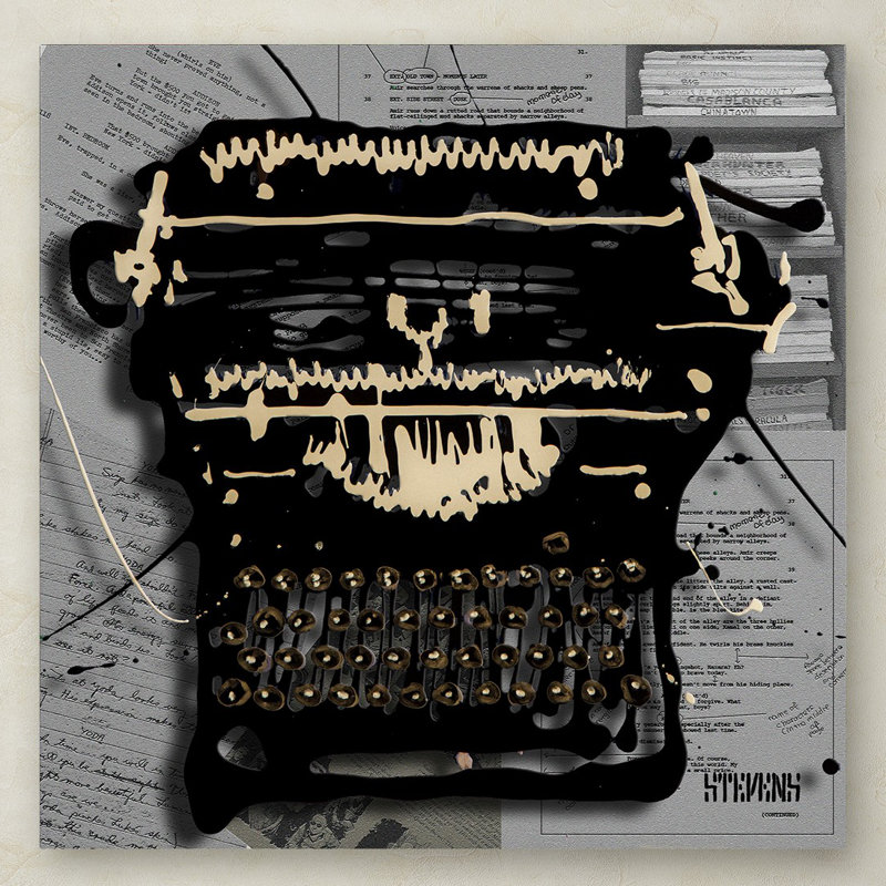 « movie machine machine » par roderick stevens, impression sur toile tendue, H 24 po x l 24 po x P 2 po