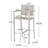 29.50" Barstools with Silver Rust-Proof Aluminum Frame, Set of 2