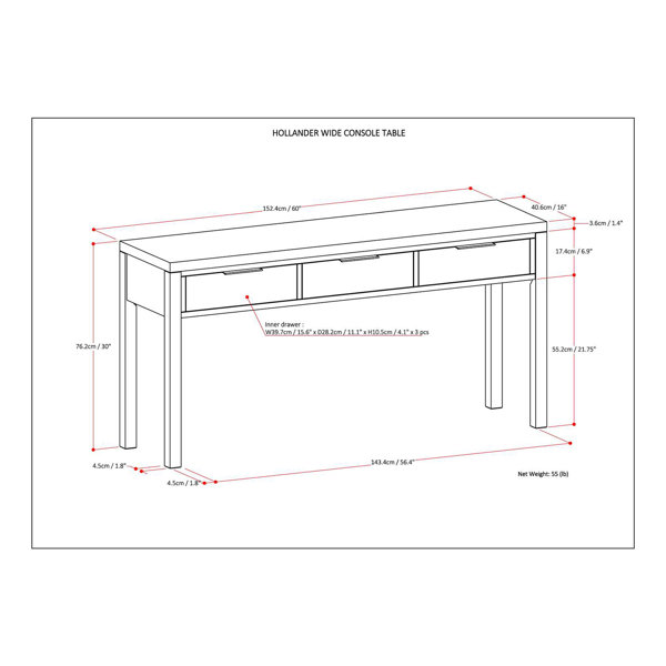 Dimensions du produit