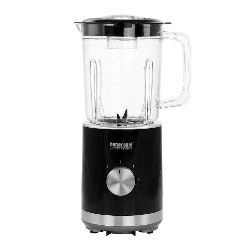 Better Chef 2 Speed 24oz. Countertop Blender, Black