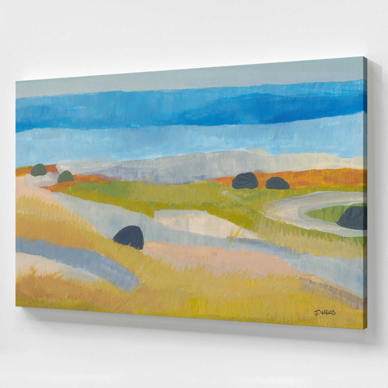 «Islandais Meadow Whimsy», grande impression sur toile, H 36 po x l 54 po