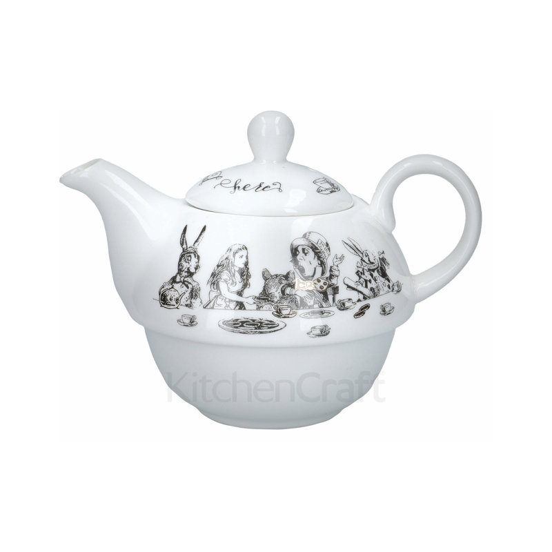 V&A Alice In Wonderland 0.25ml Teapot Set For 1