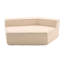 Fauteuil simple beige en molleton Teddy-528497935
