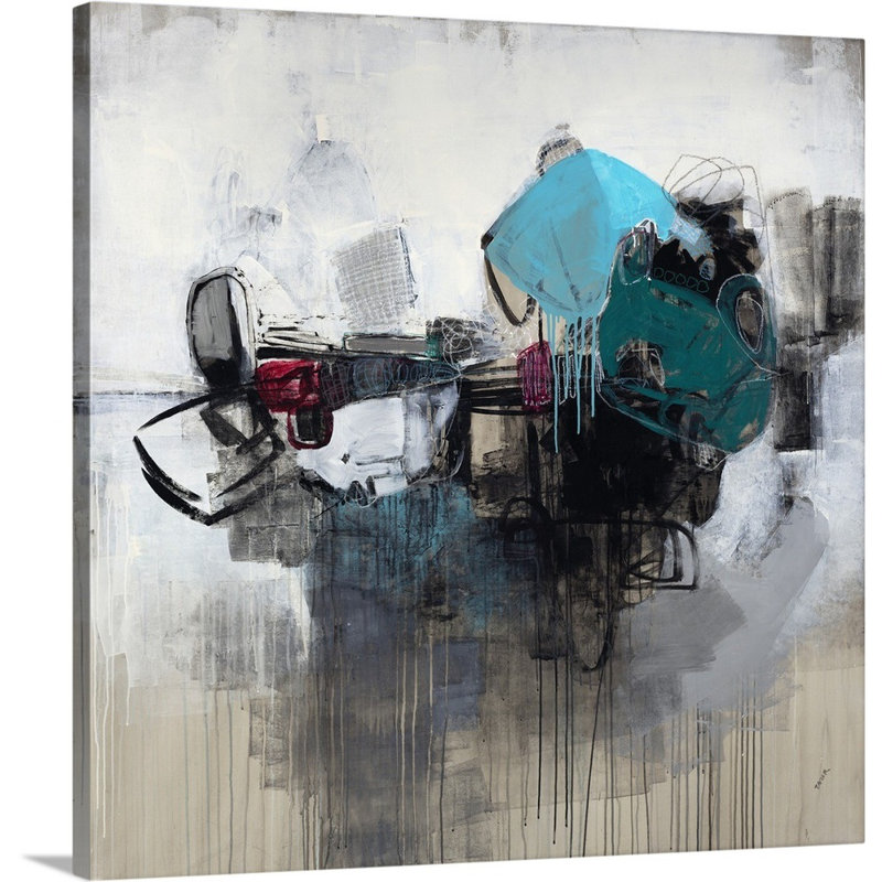 « time trial ii », peinture sur toile, Toile tendue, H 12 po x l 12 po x P 1,25 po
