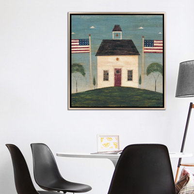 School House - Framed Wall Art Print