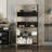 Wesa Modern Bookshelf, Anthracite & Oak Finish, 29.9 x 59.1 x 11.8 inches | 100% Melamine Coated Particle Board, Thickness: 0.7 inches | Stylish Storage Solution for Home & Office, Durable & Elegant Design