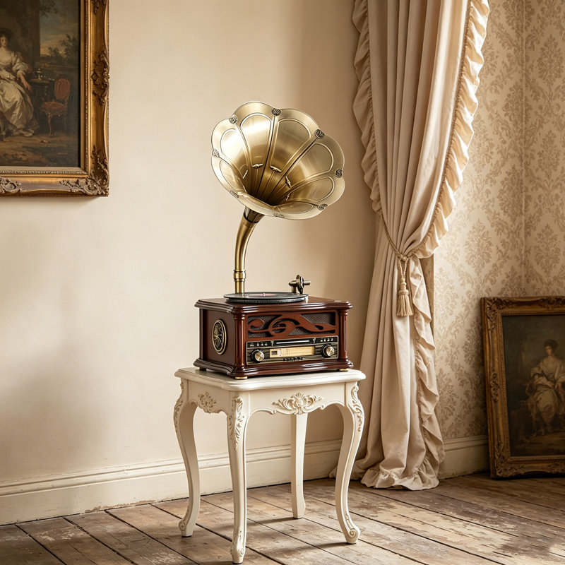 American American Retro - Phonographe, tourne-disque vinyle rétro