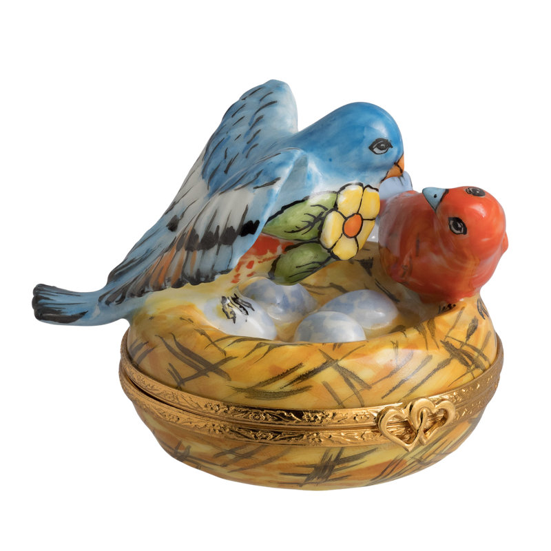 Birds Handmade Ceramic Decorative Box