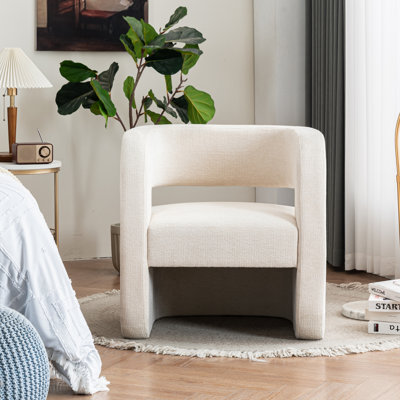 Sinel Full Assembled Upholstered Accent Chair For Living Room