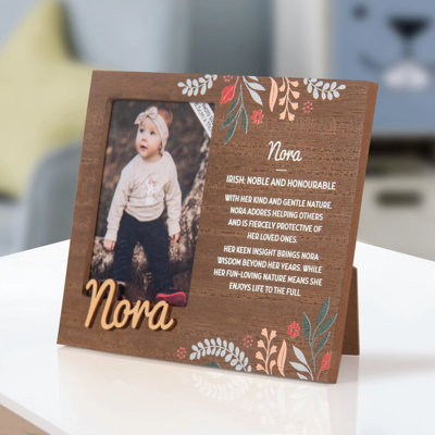 Hazella Tan Solid + Manufactured Wood Picture Frame