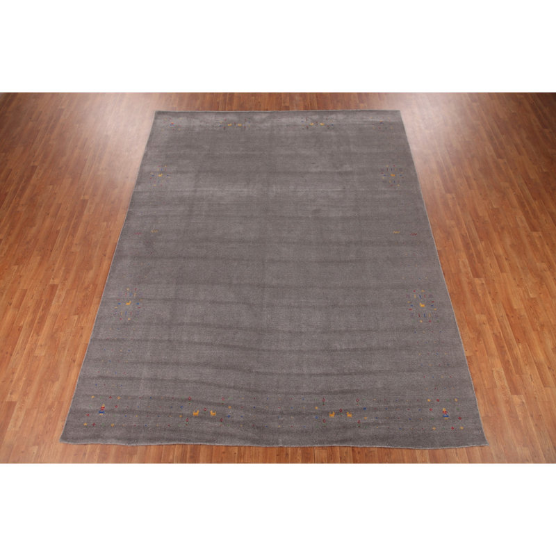 Tapis gris Gabbeh
