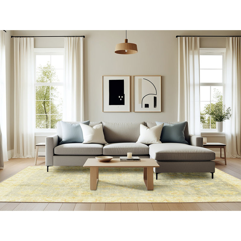 Abstract Indoor Rug, Rectangle 6' x 9'