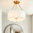 Abbate 3 - Light 15.7'' Metal Flush Mount Ceiling Light