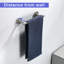 2-Pack Stainless Steel 9 in. Wall Mounted Single Towel Bar-105105756