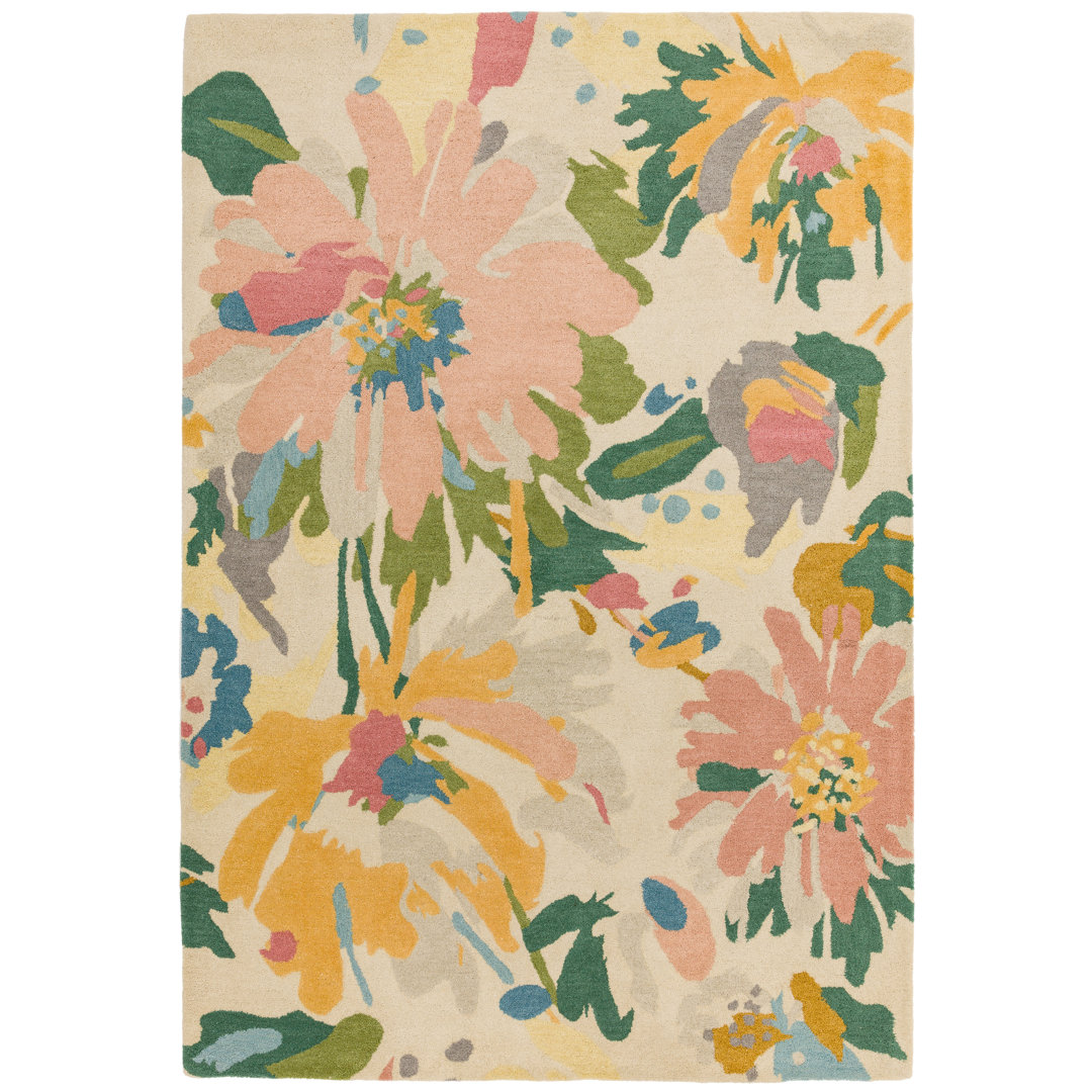 Jessamine Hand Tufted Wool Cream Rug