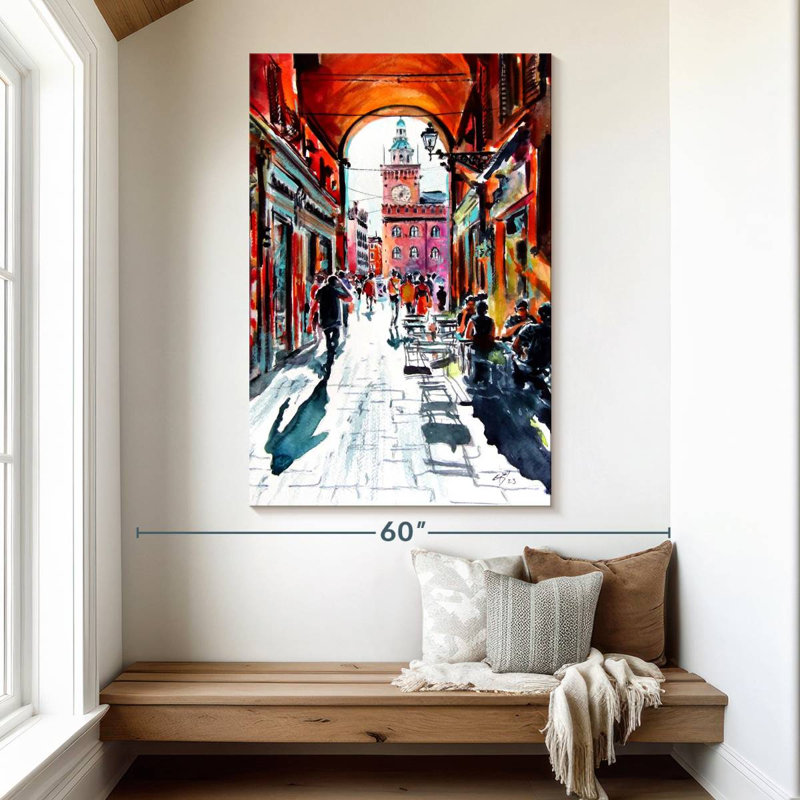 Aime Bologna, 51" H x 34" W