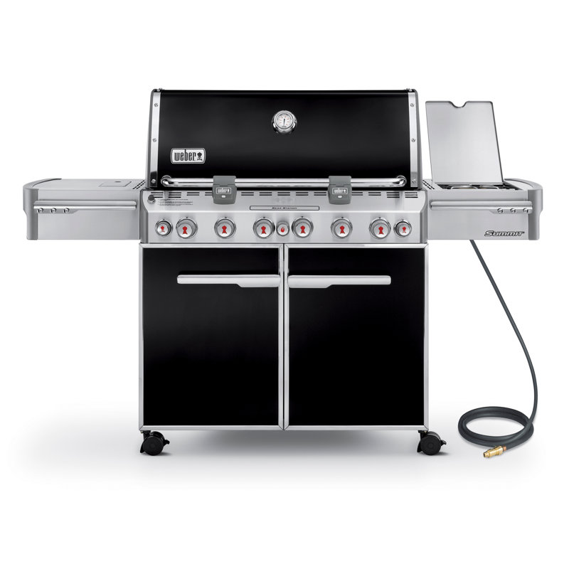 Weber Summit E-670, Black, Natural Gas