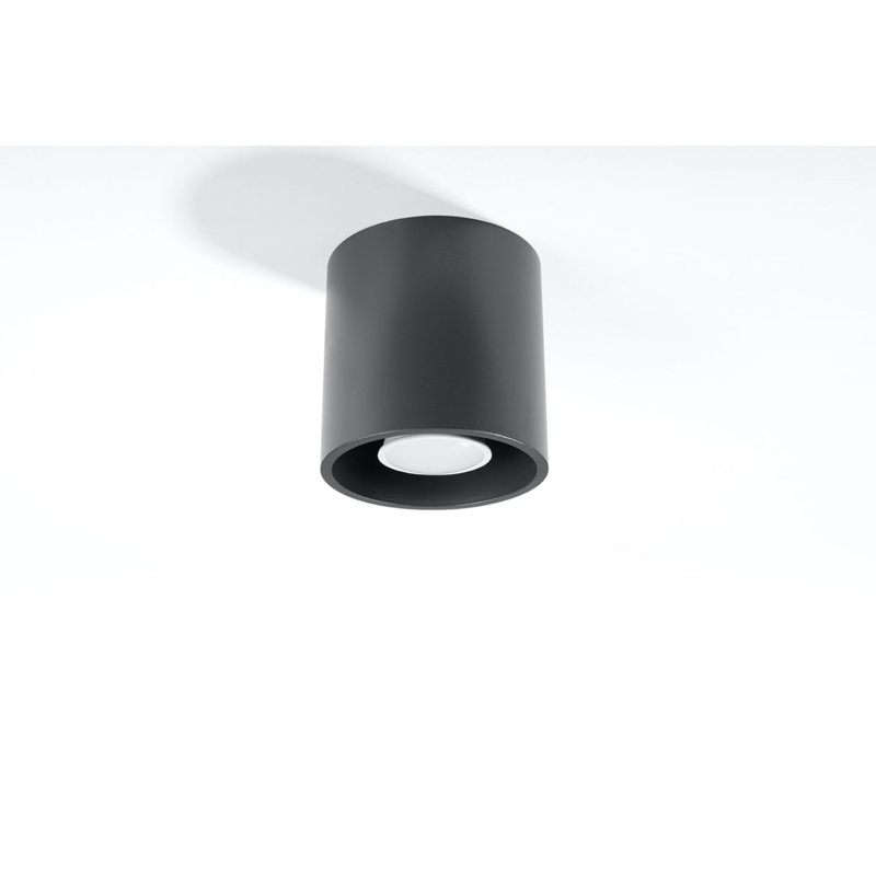 Anzio Flush Mount, Anthracite