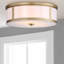 Plafonnier encastré simple à 2 lumières 17 po Atchley-26348261