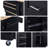Rolling Kitchen Island with Storage, Rubber Wood Top, 3 Drawers, Slide-Out Shelves, and Internal Racks for Organized Cooking Spaces.-1740743301