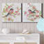 «Spring Song I», ensemble de 2 reproductions d'art sur toile tendue-130380371