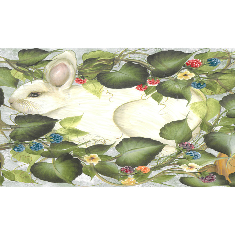 Pre-Pasted Vinyl Floral