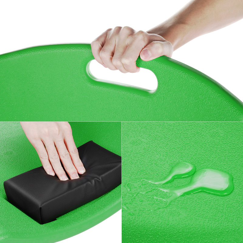 48" Heavy-Duty Low-Profile Roller Automotive Creeper With Padded Headrest (Green)