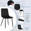 Amalia 43.5cm H Velvet Upholstered Full Back Side Chair-498581842