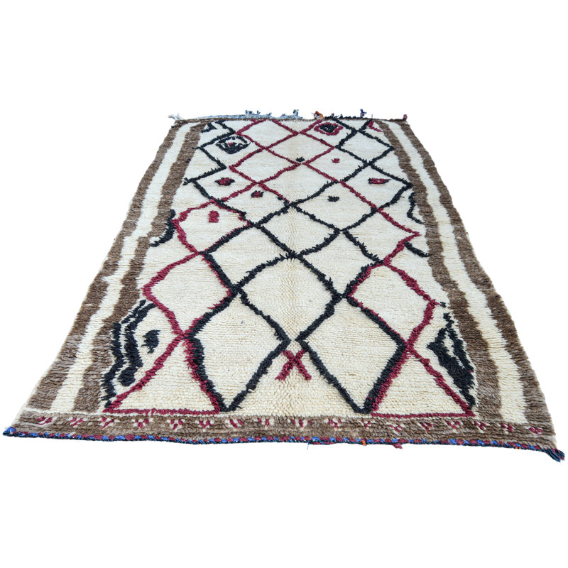 One-of-a-Kind Rectangle 4'8" X 8' Hand Loomed Area Rug