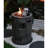 Valentino 32,000 BTU Outdoor Propane Fireplace-1870789919