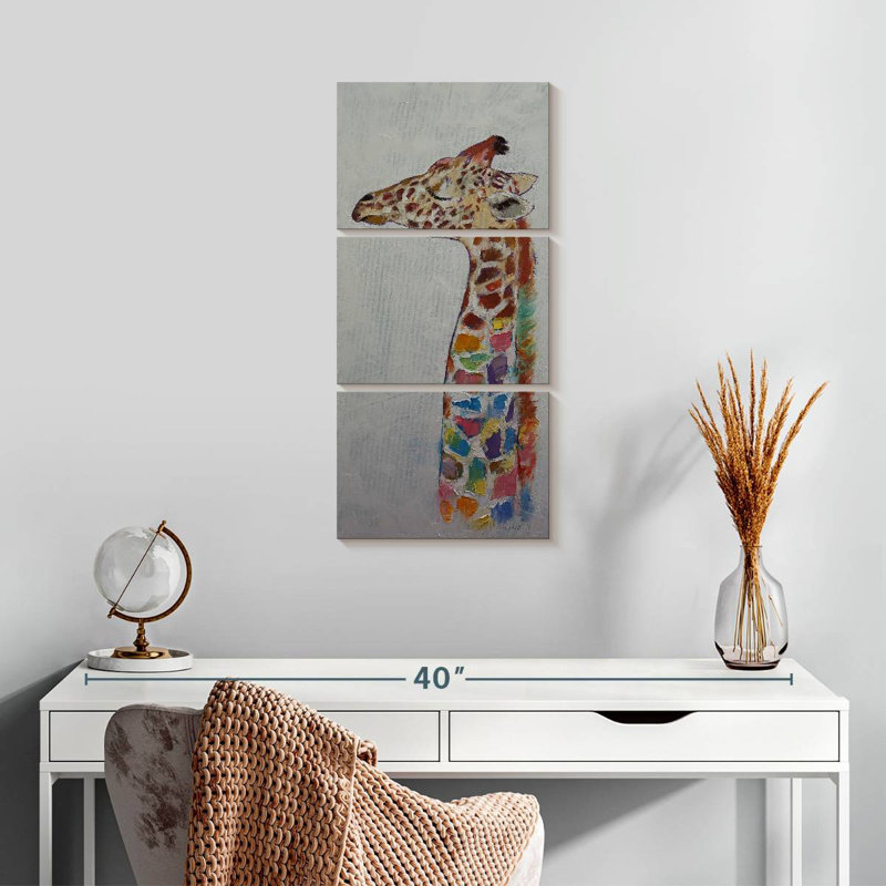 Girafe, H 27 po x l 12 po