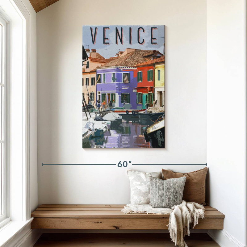 Aime Visit Venice, 45" H x 30" W