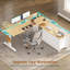Bureau de direction électrique en forme de L, bureau de direction réglable en hauteur 55 po x 55 po-1789304423-1789304417