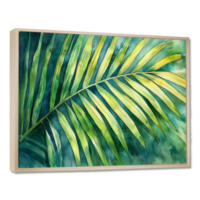 Corri Green Tropical Safari Palms III - palmiers et palmiers, art mural