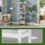 127cm H x 43.2cm W Bamboo / Rattan Ladder Bookcase-118193959