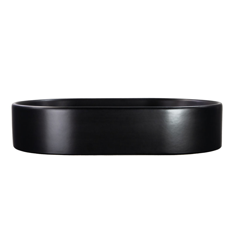 Regatta 23.75'' L Bathroom Sink, Matte Black