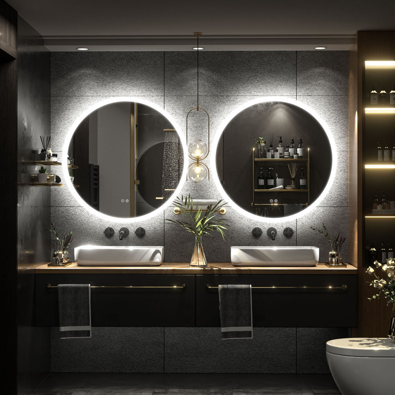 Miroir de salle de bain Molly, 24 po x 24 po