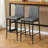 Rolands Upholstered Counter Stool with Metal Frame-23819050