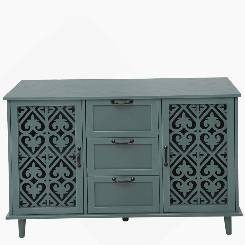 Armoire d'appoint Cacy, Vert foncé